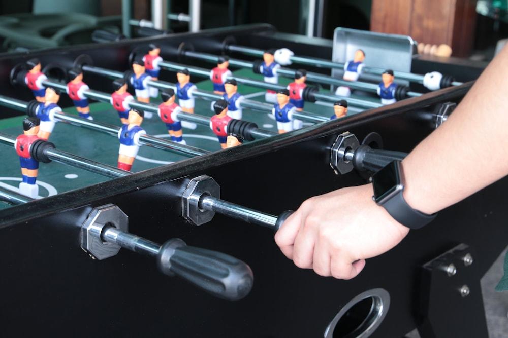 Bay La Sun Hotel And Marina - Emaar King Abdullah Economic City Exterior photo A table football player